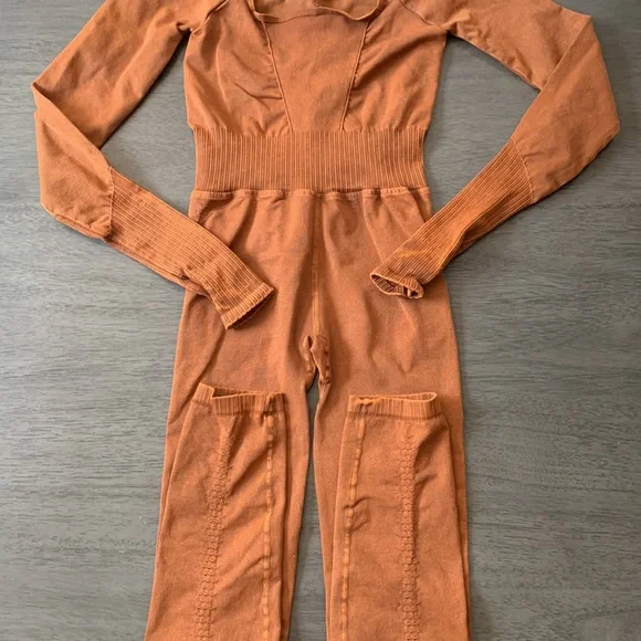 NWOT! FP Free People Movement Good Karma Long Sleeve Onesie Sz XS/S - Picture 10 of 14